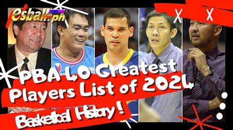 nadali ng basketball player malakas mag sargo|40 Pinakadakilang Manlalaro sa Kasaysayan ng PBA.